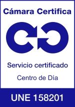 Certificacion UNE158201. Servicio Certificado Centro de Día de la Cámara de Comercio
